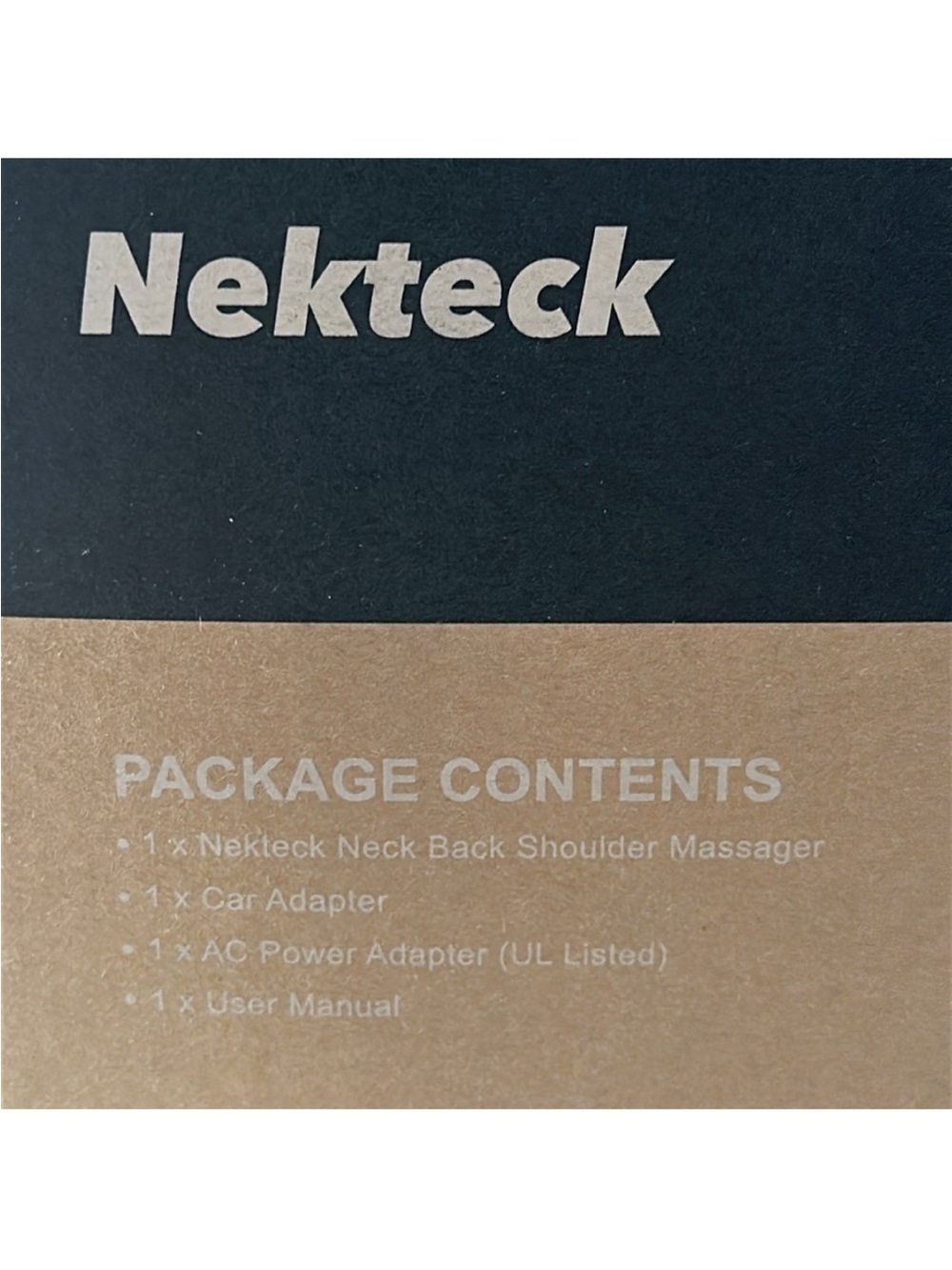 NEKTECK Shiatsu Neck & Back Massager w/Heat in Carrying Bag NWB 🎁FATHERS DAY GFT - Picture 13 of 15